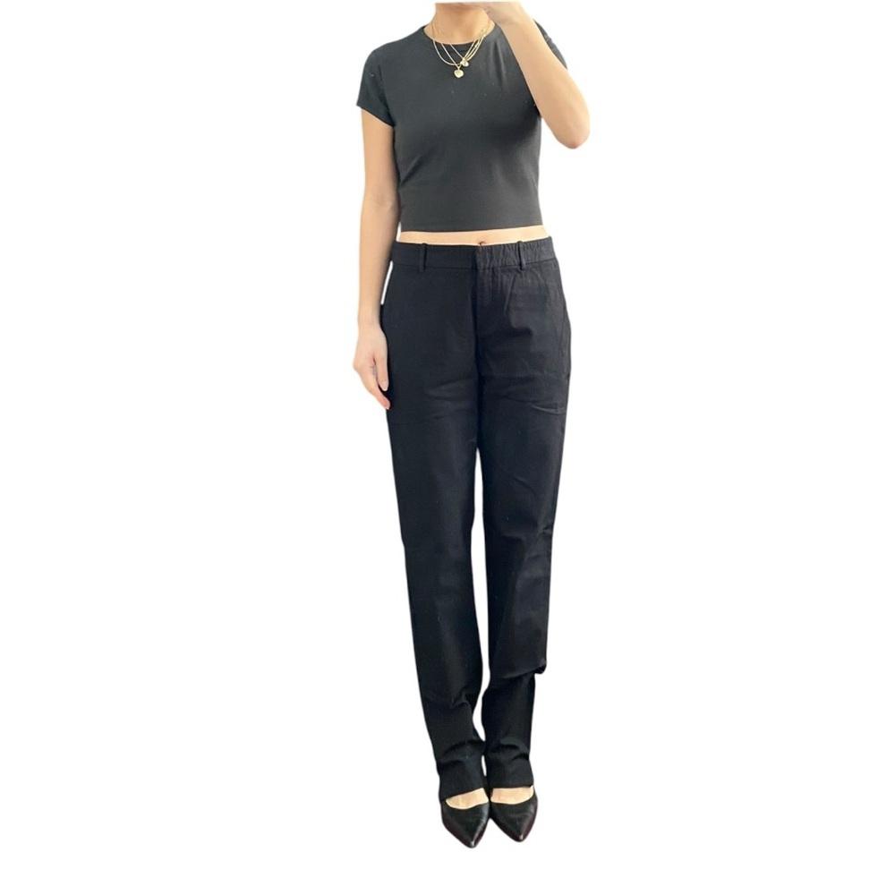 Theory Black Slim Leg Pants Size US 8